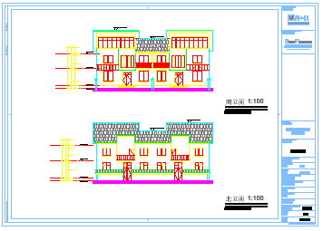 河南省某新农村多层住宅建筑CAD设计图_图1