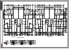 华北区某16层框剪体系结构住宅楼建筑设计cad图纸-图一
