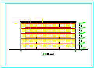 某职工宿舍楼全套cad建筑设计施工图纸_图1