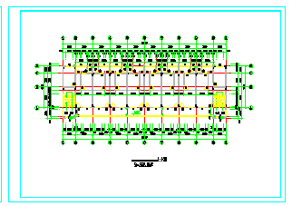 某职工宿舍楼全套cad建筑设计施工图纸-图二