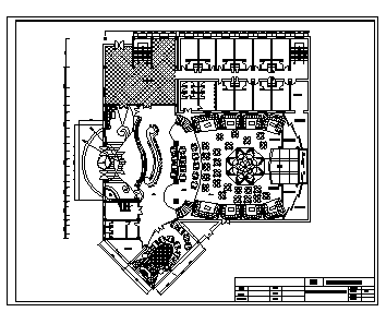 华纳DISCO演唱会馆平面规划设计cad图纸_图1