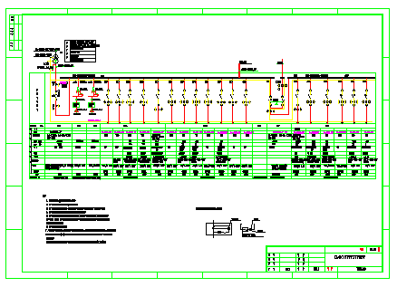 某办公大楼高低压配电cad标准设计图纸_图1