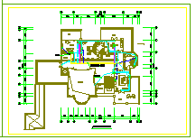 某别墅强弱电电气cad施工设计图纸_图1