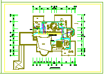 某别墅强弱电电气cad施工设计图纸
