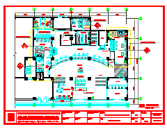 某城市保险公司大楼全套装修CAD设计图纸-图二