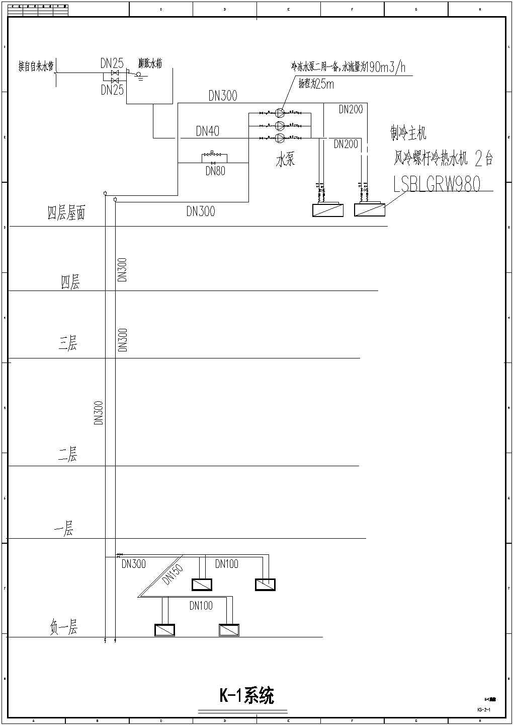 江苏省某市宝鸿商业中心广场暖通空调设计施工CAD图纸