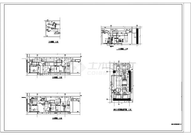 徐州市某商业广场项目空调及消防系统设计施工CAD图纸（含消防、机房图）-图二