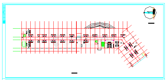 某高档综合楼全套cad建筑设计施工图含效果图-图二
