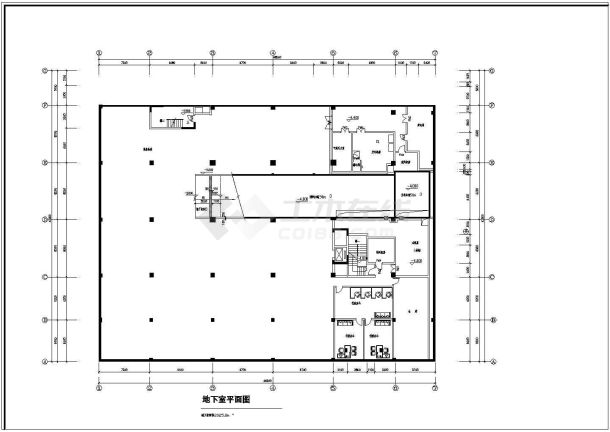 某大型酒店全套建筑设计CAD图-图一