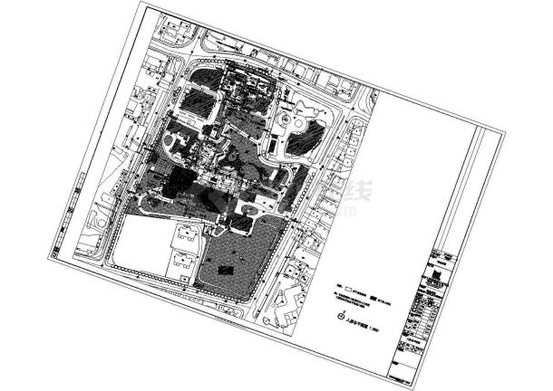 随州瑞金宾馆人防详细建筑施工图-图一