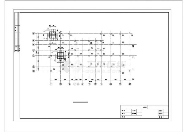 3060平米九层框架住宅楼（计算书、施组、建筑、结构图）-图二