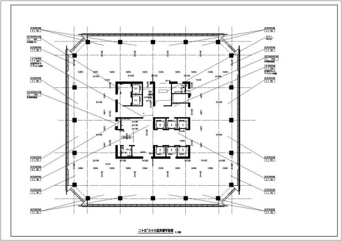苏州市吴江区某40层商业中央广场空调通风防排烟系统设计施工CAD图纸_图1