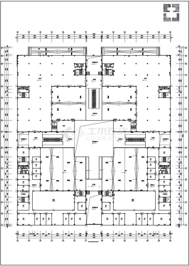 遵义市某开阔型商场空调通风系统全套设计施工CAD图纸-图二