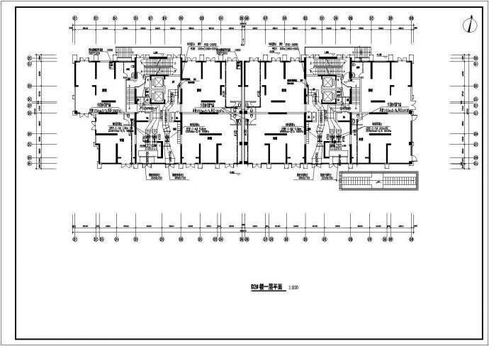 浙江省某市高层商业用房及地下室通风防排烟系统设计施工CAD图纸_图1