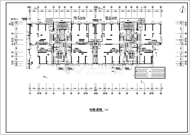 浙江省某市高层商业用房及地下室通风防排烟系统设计施工CAD图纸-图二