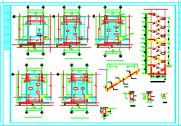某现代高层住宅楼框剪结构cad工程施工图纸-图二