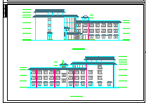 某地区多层宾馆整套cad建筑设计图纸_图1