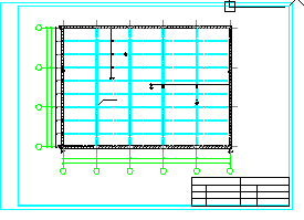 某单向板肋梁楼盖结构cad设计施工图-图二