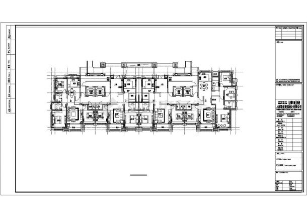 某高层住宅楼全套建筑设计施工方案CAD图纸（审查稿）-图二