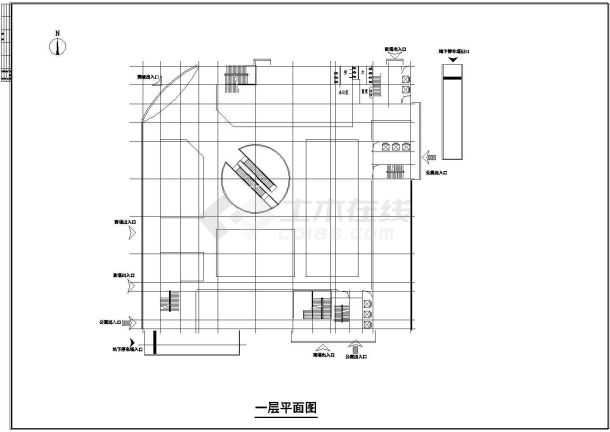 高层综合商业建筑设计方案图纸-图二