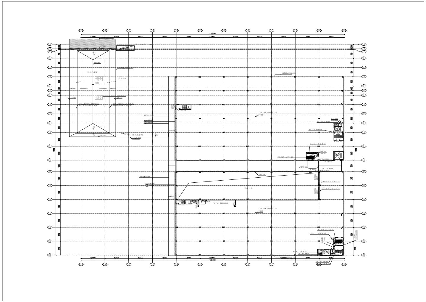 信源厂房-三层平面图.dwg