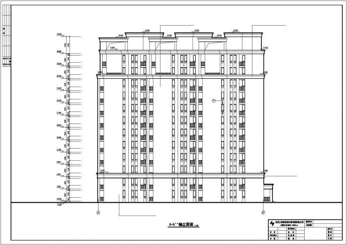 丽江市悦山花园小区12层框剪结构住宅楼建筑设计CAD图纸（含机房层）_图1