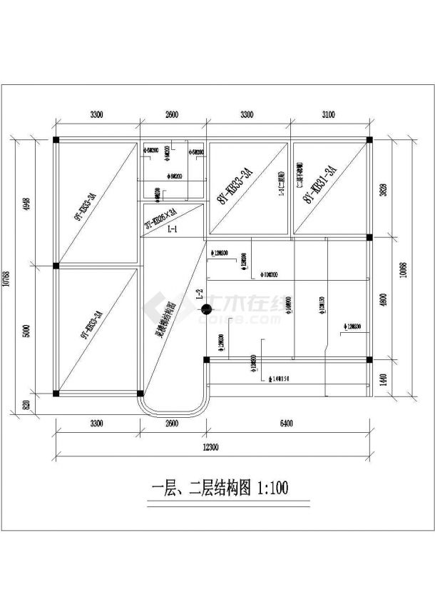 宁波市某国营单位家属院3层砖混结构家属住宅楼建筑设计CAD图纸-图一