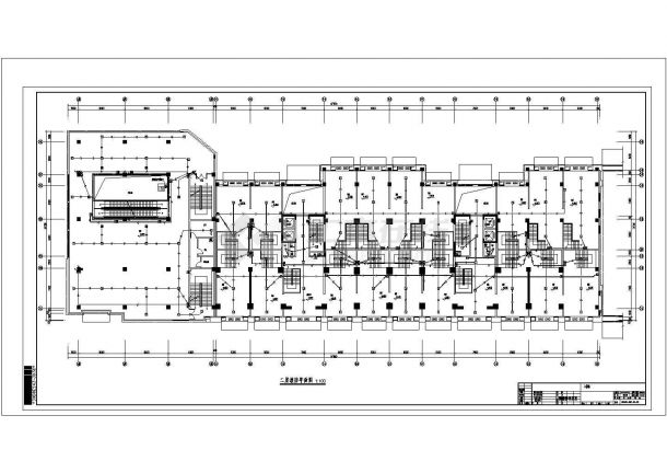 河南一类高层商业办公建筑全套电气施工图，共三十六张-图二