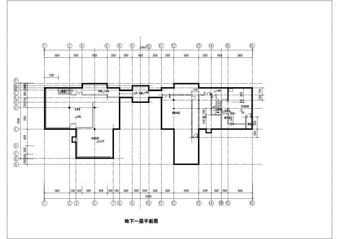 酒店健身中心全套建筑CAD基础平面布置参考图_图1