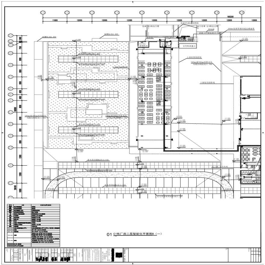 T23-203-C1栋厂房二层智能化平面图B（一）-A0_BIAD-图一