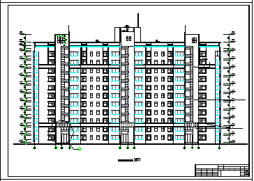 [青岛]某住宅小区住宅楼建筑工程设计cad施工图纸_图1