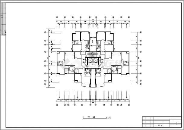 沈阳市辰山花园小区经典实用的平面户型设计CAD图纸（21张）-图二