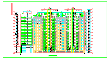 [北京]万科高层住宅楼建筑设计施工cad方案图-图二