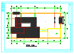 [传统建筑]北方四合院建筑cad设计图纸（含效果图）-图二