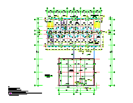 [福建]现代风格多功能职工宿舍建筑cad设计施工图-图二