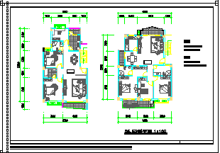 [福州]某住宅小区住宅户型设计cad方案施工图_图1