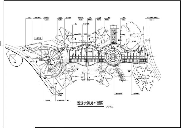 精品南方上格林建筑CAD图-图二