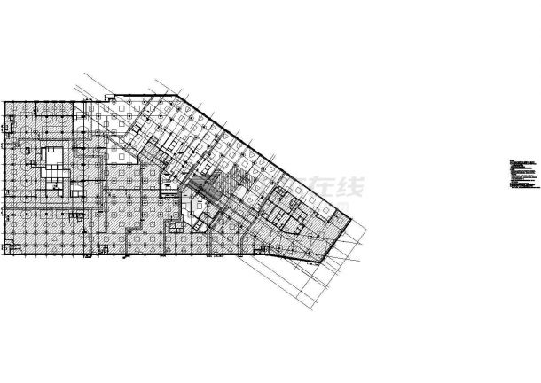 [广东]地下二层框架结构地下室结构施工图-图一