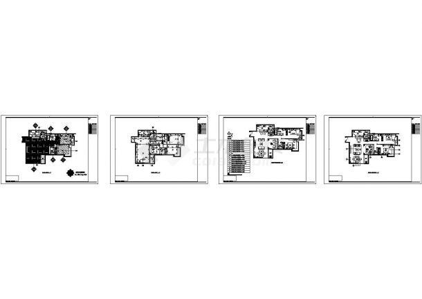 三居样板房装修设计施工图及施工中照片-图二