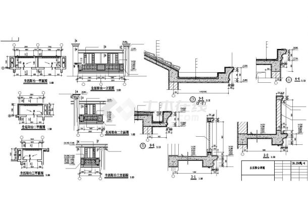 徐州市泰鼎花园小区刘6层混合结构住宅楼建筑设计CAD图纸（半地下室）-图二