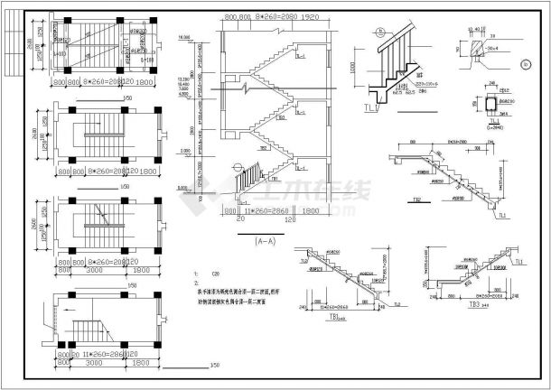郑州市恒大城小区6层砖混结构住宅楼建筑设计CAD图纸（含跃层和半地下室）-图一
