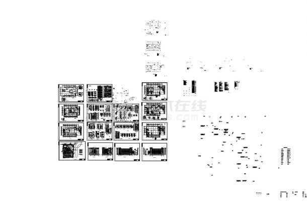 综合楼建筑设计施工图纸-图一