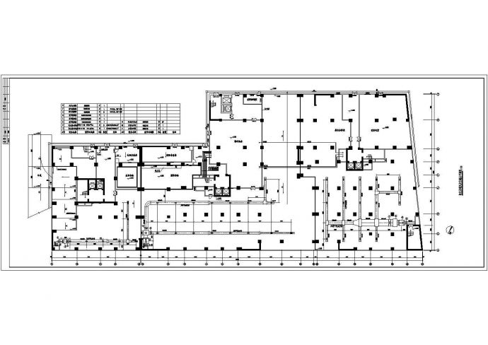 龙泉市某商业广场商住楼空调通风防排烟系统设计施工CAD图纸_图1