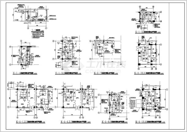 河南省邓州市某综合性商场空调通风排烟系统设计施工CAD图纸-图一