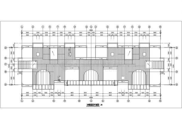 徐州市康定花园小区6层框混结构住宅楼建筑设计CAD图纸（含车库和阁楼）-图一