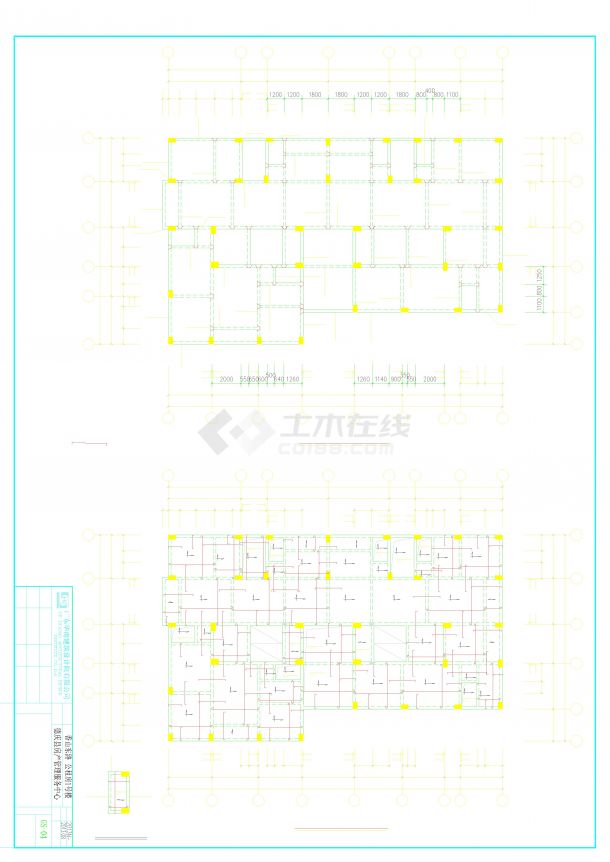 公租房1号楼(结构)3级钢.dwg-图一