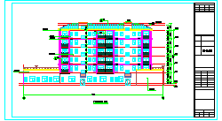 [湖北]六层框架结构三级复杂程度住宅建筑cad设计图-图二