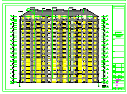 [江苏]高层框剪结构单元式住宅建筑cad设计施工图-图二