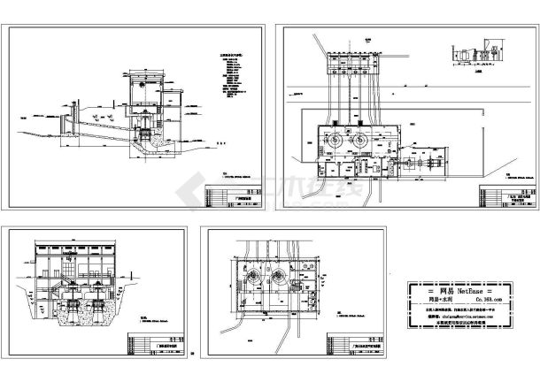 厂房水轮机层平面图-图二
