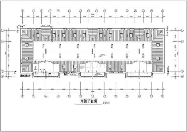 北京市海城佳苑小区6+1层砖混结构住宅楼建筑设计CAD图纸（含阁楼）-图二